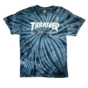 Thrasher Skateboard Magazine Tie Dye  T-shirt